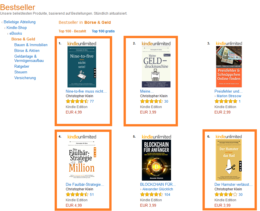 Übersicht_Börse+Geld_Amazon Bestseller-Rang